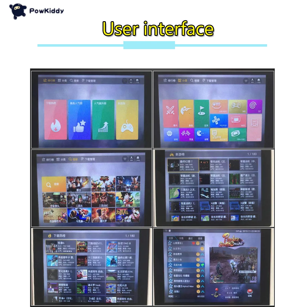 whatsko A19 SUPRETRO Android Mini Video Game Console IPS Screen Built-in 3000+ Game 3D Game WiFi Free Mini handle