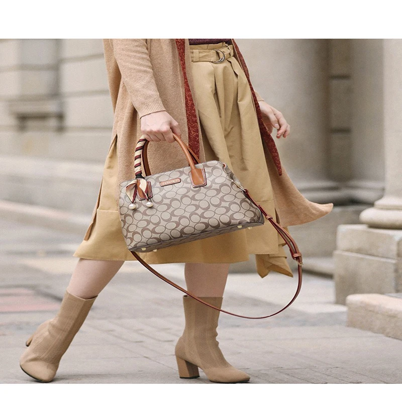 LANVERA, женские сумки-мессенджеры,, Дамская Высококачественная сумка с принтом, Дамская Ретро сумка через плечо, дамская сумочка