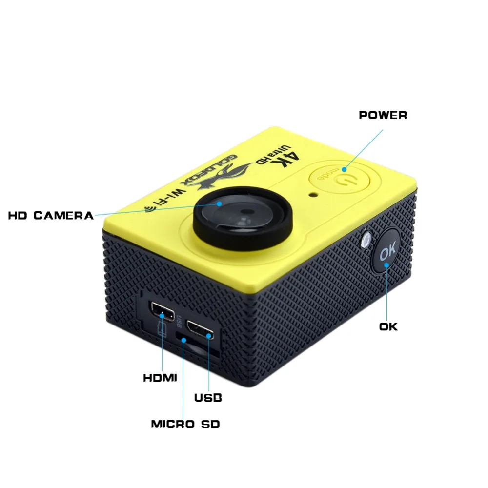 4k Sports Camera H9R Ultra HD WiFi Remote Control Action Video Camera 2.0" 170D Waterproof Sport Camcorder DVR DV Cam