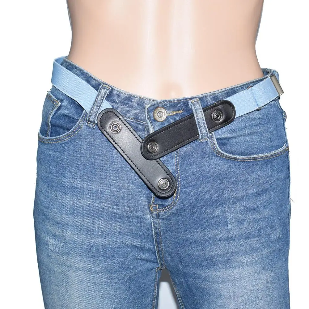 Coomir Cintur/ón el/ástico sin Hebilla Sin Hebilla Cintur/ón el/ástico para Pantalones Jean Vestidos