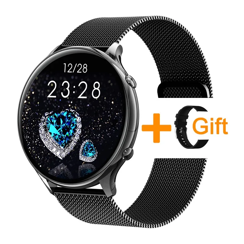 LIGE 2022 Fashion Smart Watch Women Fitness Bracelet Heart Rate Blood Pressure Monitoring Sports Tracker Ladies Smartwatch + Box 