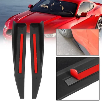 

1Pair Universal Car Body Side Skirts For 2015-2017 For Ford For Mustang Stickers Rocker Splitters Diffuser Winglet Bumper 36cm