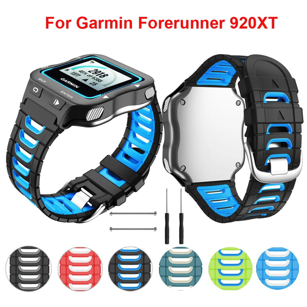Ремешок силиконовый сменный для Garmin Forerunner 920XT 920 XT спортивный браслет бега и