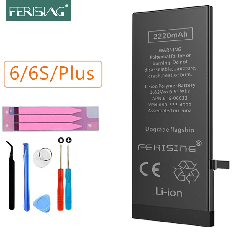 2200mah/3500mah Battery For Iphone 6 6s Plus Ferising High Capacity