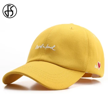 

FS Fashion Street Wear Pink Yellow Dad Hats For Men Summer Baseball Cap Women Snapback Hip Hop Cute Trucker Hat Casquette