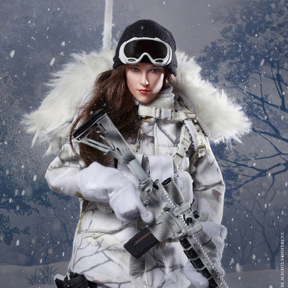 30 см 1/6 подвижный снежное поле Womon фигурка военный Солдат модель