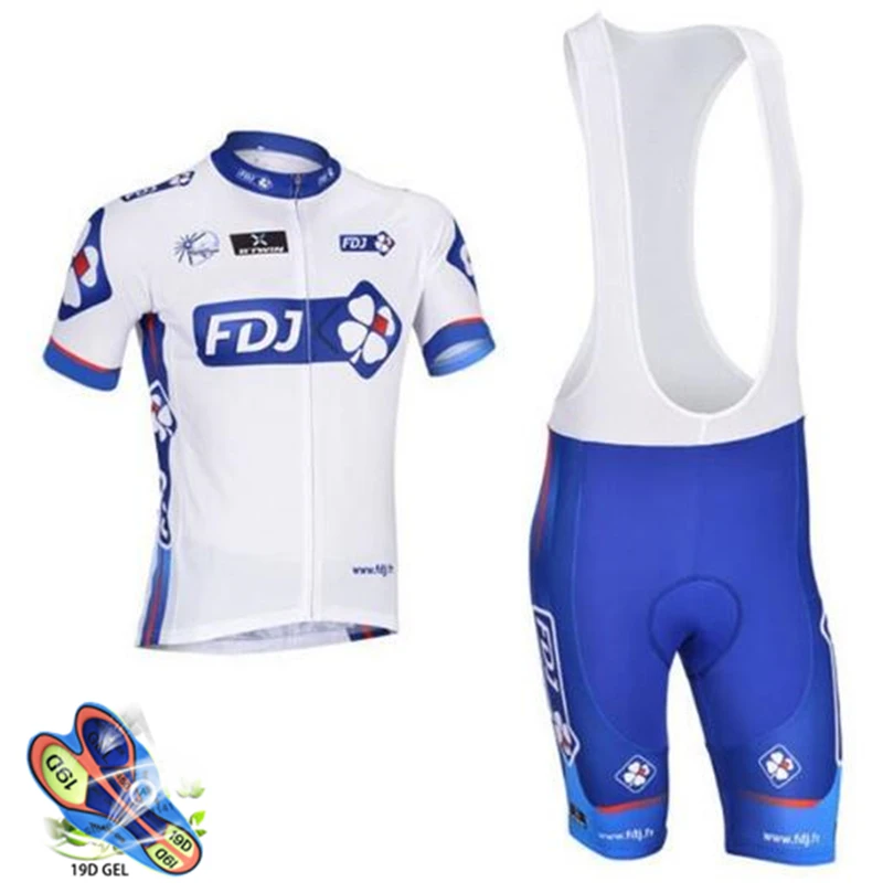 Pro Team FDJ одежда для велоспорта MTB велосипедные шорты велосипедные майки набор Ropa Ciclismo Hombre комплект для велоспорта Джерси набор