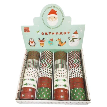 

40 Rolls Foil Washi Tape Holiday Christmas Washi Tape Craft Decorative Kits 15mm x 5M