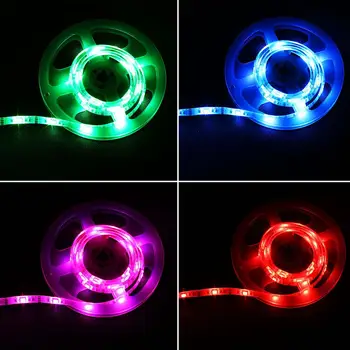 

3.0M 5V RGB USB LED Strip With Remote Control For TV Background Colorful