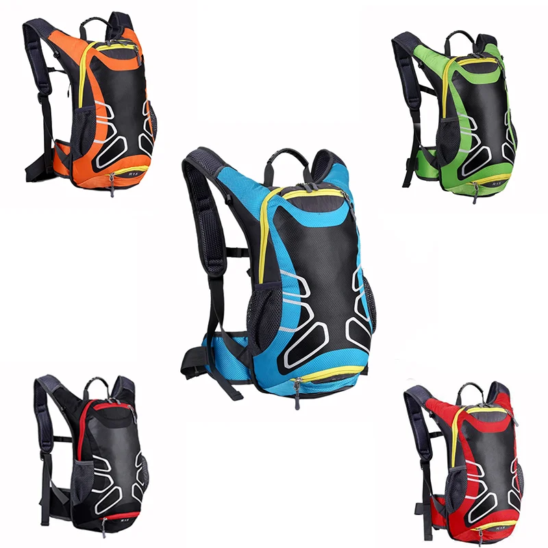 Motorcycle Backpack Waterproof Bag Nylon Bicycle Bike Helmet Bags 15l