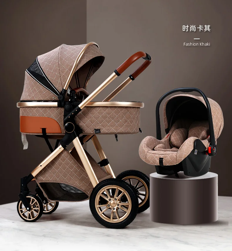 Luxtury Baby Stroller 3 IN 1 With Car Seat Comfort Newborn Baby Carriage High Landscape Hot Mom Stroller Travel System 18 Hd143c77a7a664393ad1ebf9cccd3911dW