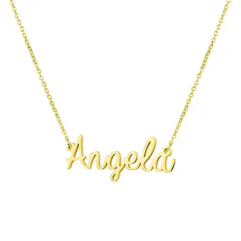 

AAA Quality Stainless Steel Customized Name Necklace Personalized Name Pendant Necklaces Birthday Gift Name Necklaces