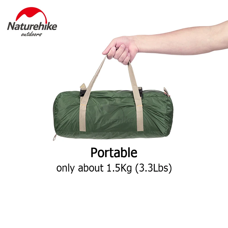 Naturehike Tent Single 1 Person Ultralight Cycling Tent Portable Waterproof Shelter Fishing Beach Outdoor Hiking Camping Tent