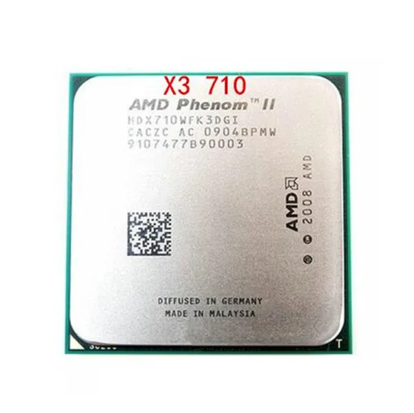 Процессор AMD Phenom II X3 710-HDX710WFK3DGI три ядра AM3 938 100% рабочий процессор для настольного