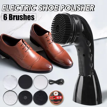 

Portable Handheld Automatic Electric Shoe Polisher Automatic Shoe Polishing Machine Cleaning Brush Shoe Leather Care Tools