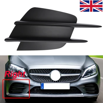 

MagicKit O/S Side Front Bumper Grill Fog Light Cover Trim for Benz W205 AMG 2018 Facelift