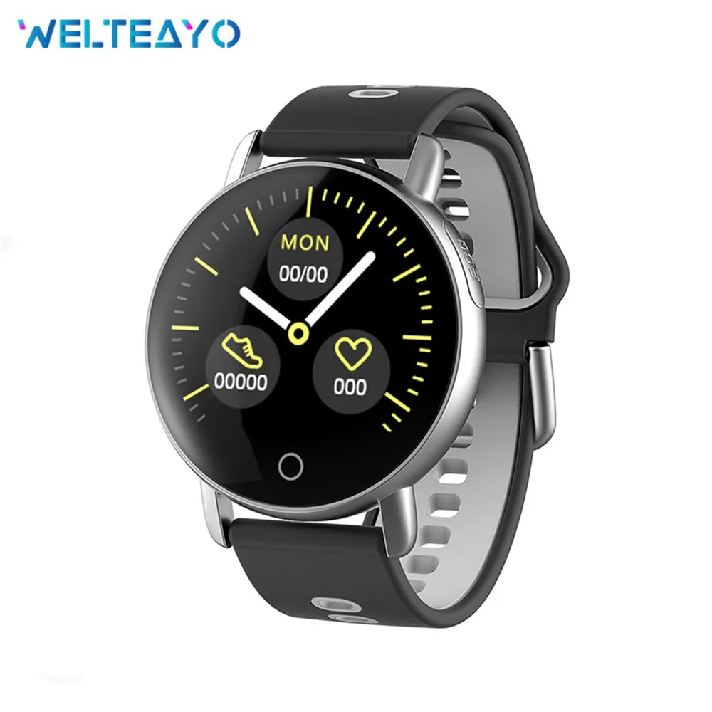 

Smart Bracelet Waterproof Fitness Tracker Blood Pressure Heart Rate Monitor Watch Large Business Band 5 in 1 Health Bracelet