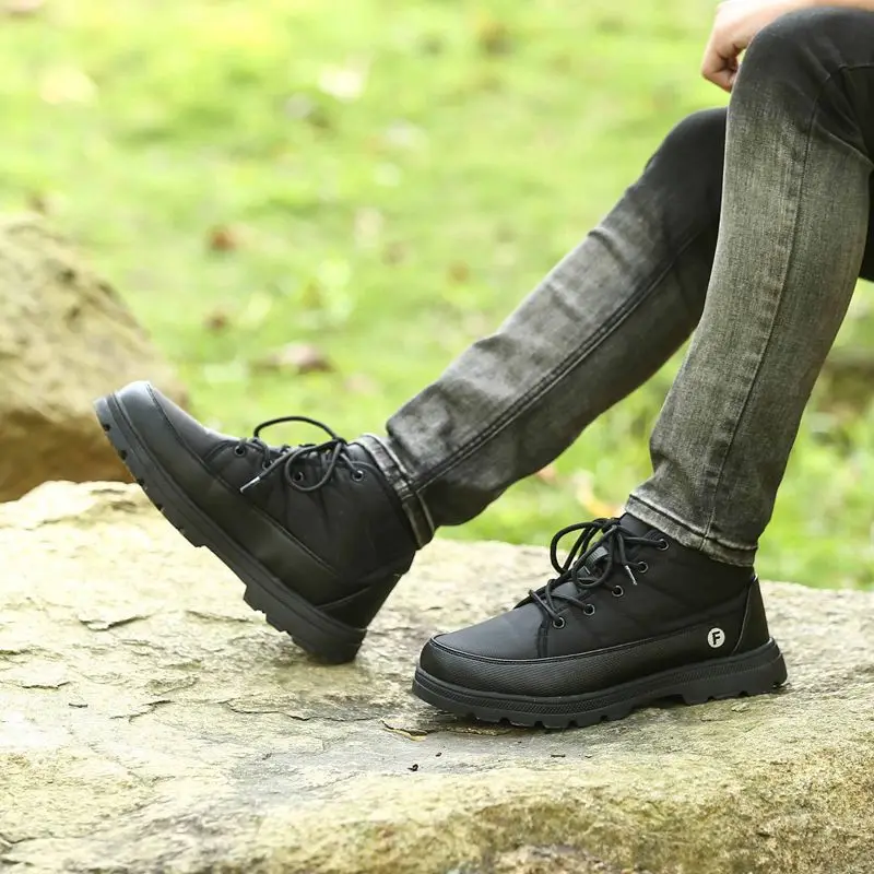 

Outdoor Snow Boots Tube Skiing Boots Hiking Shoes Winter Warm 2019 Brushed And Thick Casual Sports