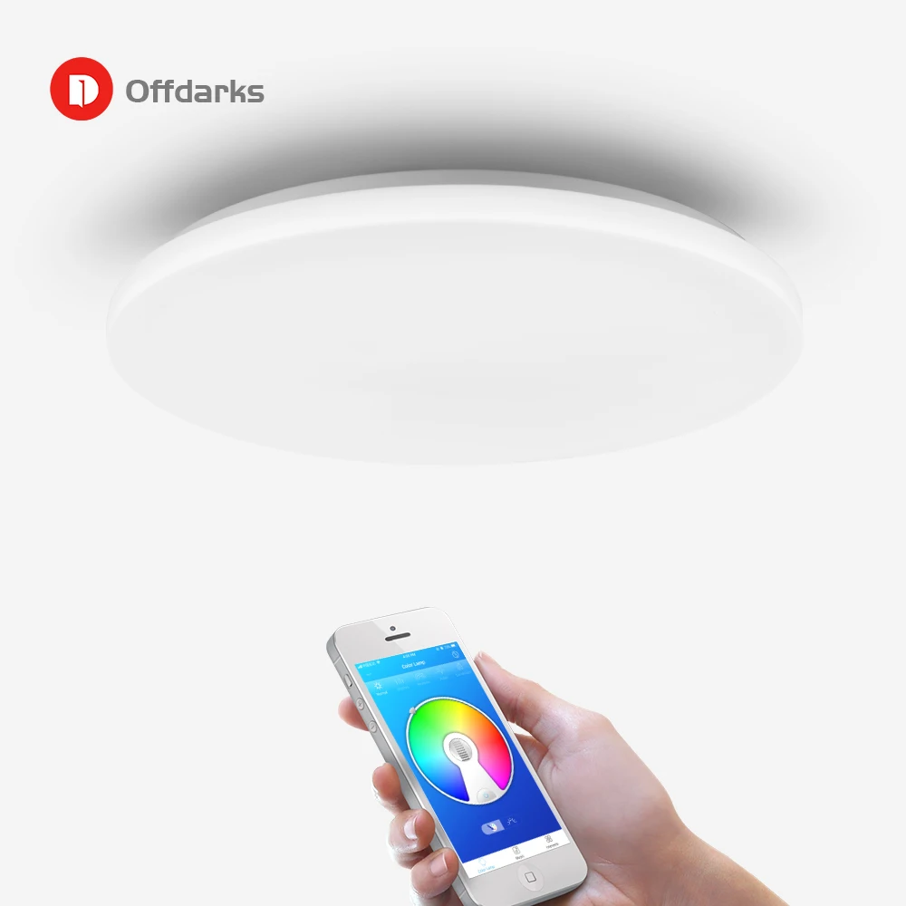  Modern LED Smart Ceiling Light 36W48W APP Remote Control RGB Dimming Bluetooth Speaker Home Lightin - 32984326084