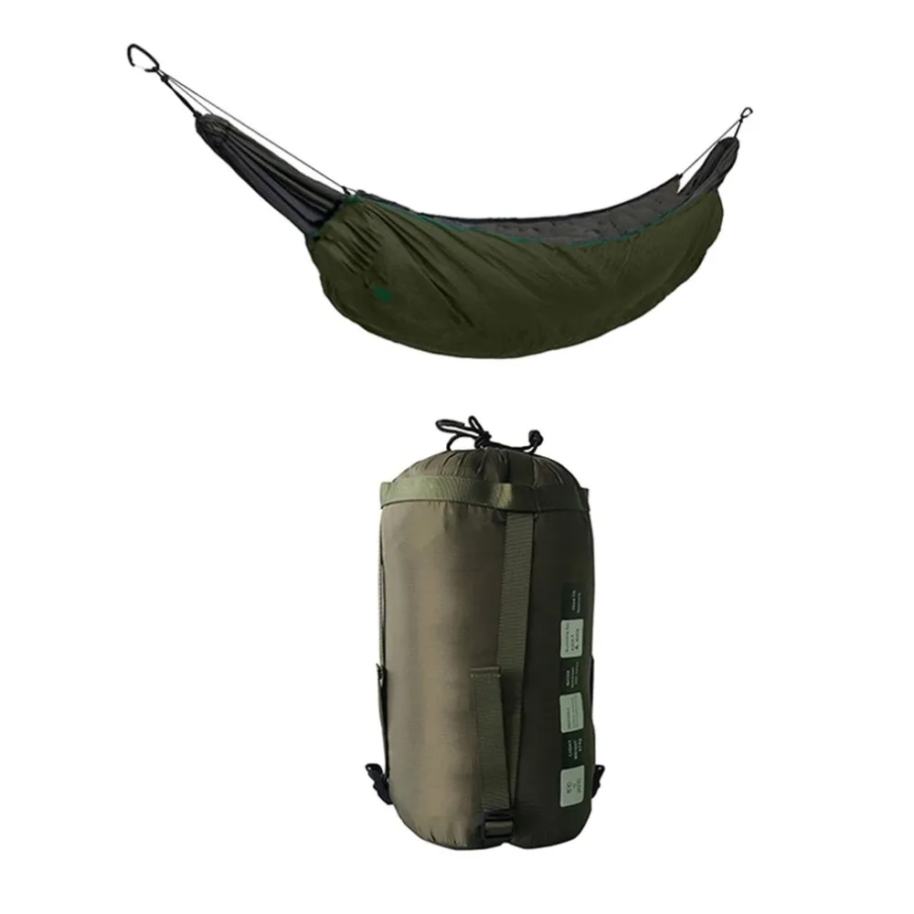 Lichtgewicht Volledige Lengte Hangmat Underquilt Onder Deken Ultralight Кемпинг Isolatie Slaapzak 40 F tot 68 F(5 C om 20 C
