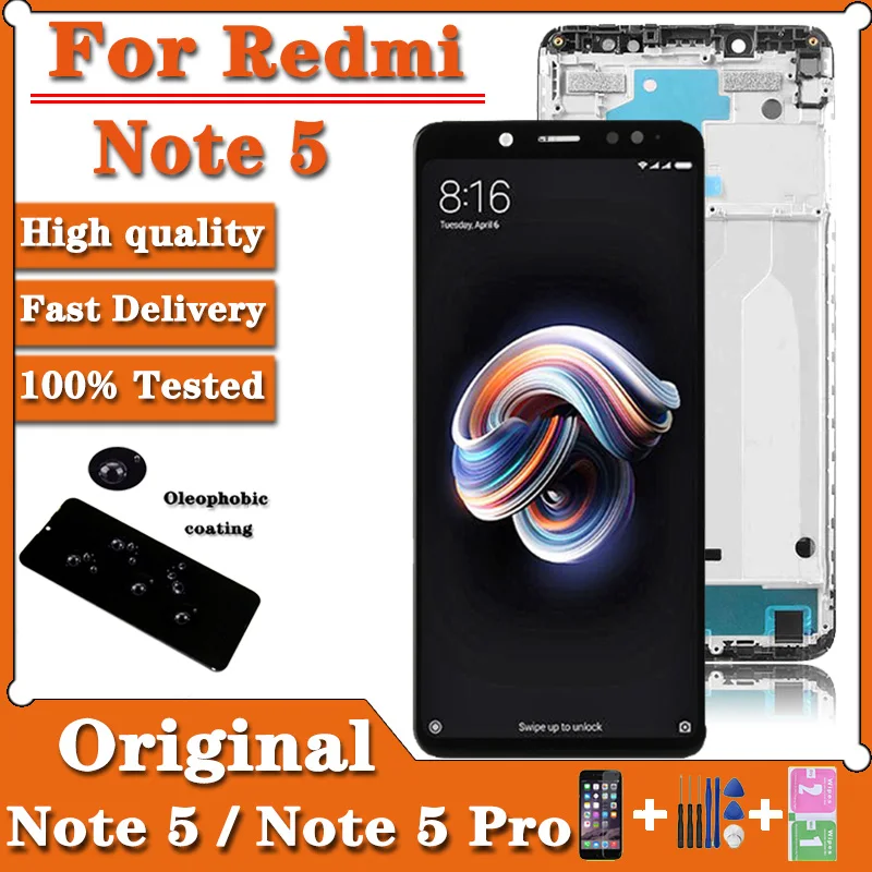 Оригинальный ЖК-дисплей 5 99 дюйма для Xiaomi Redmi Note Pro ЖК-экран с рамкой и дигитайзером