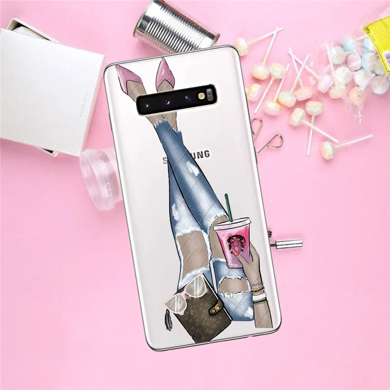 Для девушек, для женщин, для Samsung Galaxy S6 S7 край S8 S9 S10 Plus Note 8, 9, 10, M10 M20 M30 Plus pro чехол для телефона чехол Чехол-футляр