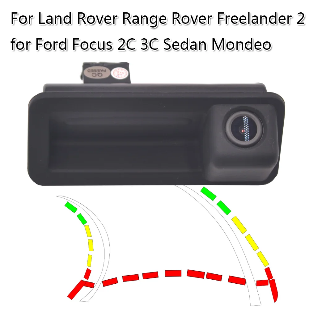 Динамическая траектория автомобиля камера заднего хода для r Land Rover Range Rover freelander 2 Ford Focus 2C 3C Sedan Mondeo
