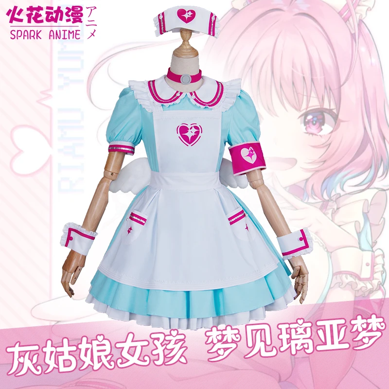 Аниме IDOLM@ STER Yumemi Riamu Косплей Костюм Хэллоуин милые платья B