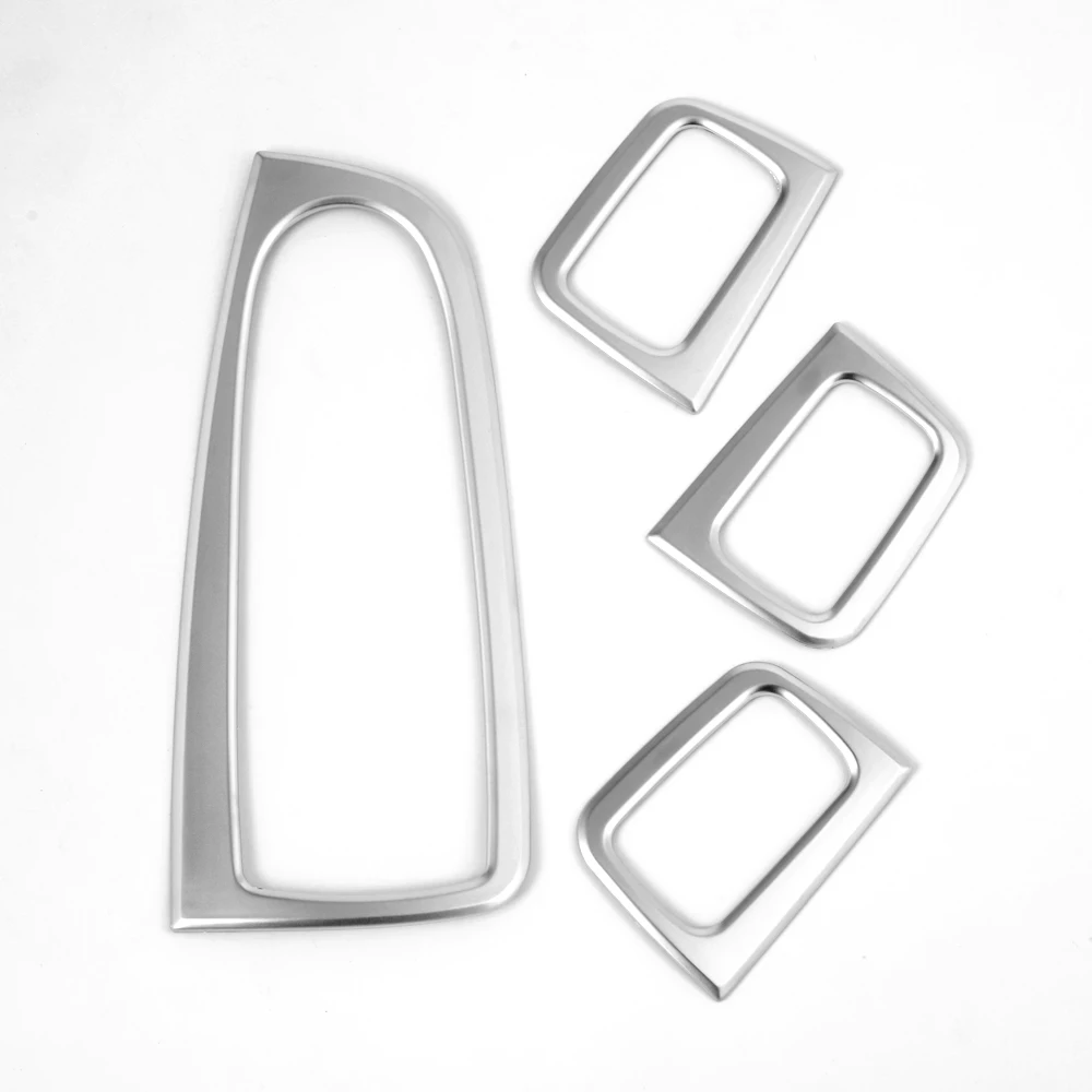 Stainless steel Авто-Стайлинг крышка отделка окна лифт кнопка переключатель блесток нержавеющая сталь интерьер яркий для Mercedes Benz C Класс W205 GLC - Название цвета: Stainless steel