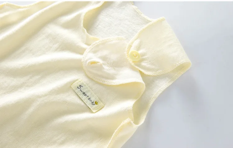 Ультратонкий летний сетчатый жилет для детей 0-3 лет, базовая Одежда для новорожденных мальчиков и девочек, футболка для малышей, маленький пуловер, жилет