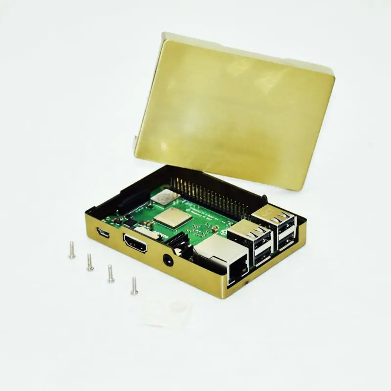 Алюминиевый медный чехол, металлический корпус для Raspberry Pi 3/2 Модель B/B