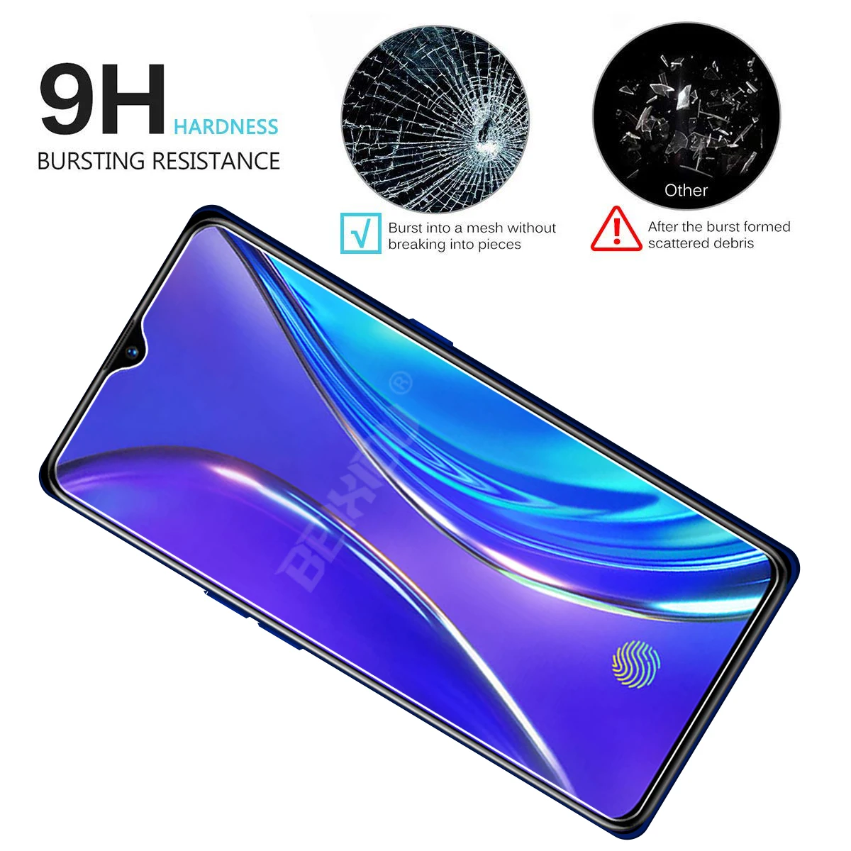 2 шт Полное закаленное стекло для REALME XT 730G защита экрана 2.5D 9h закаленное стекло для Realme XT 730G защитная пленка