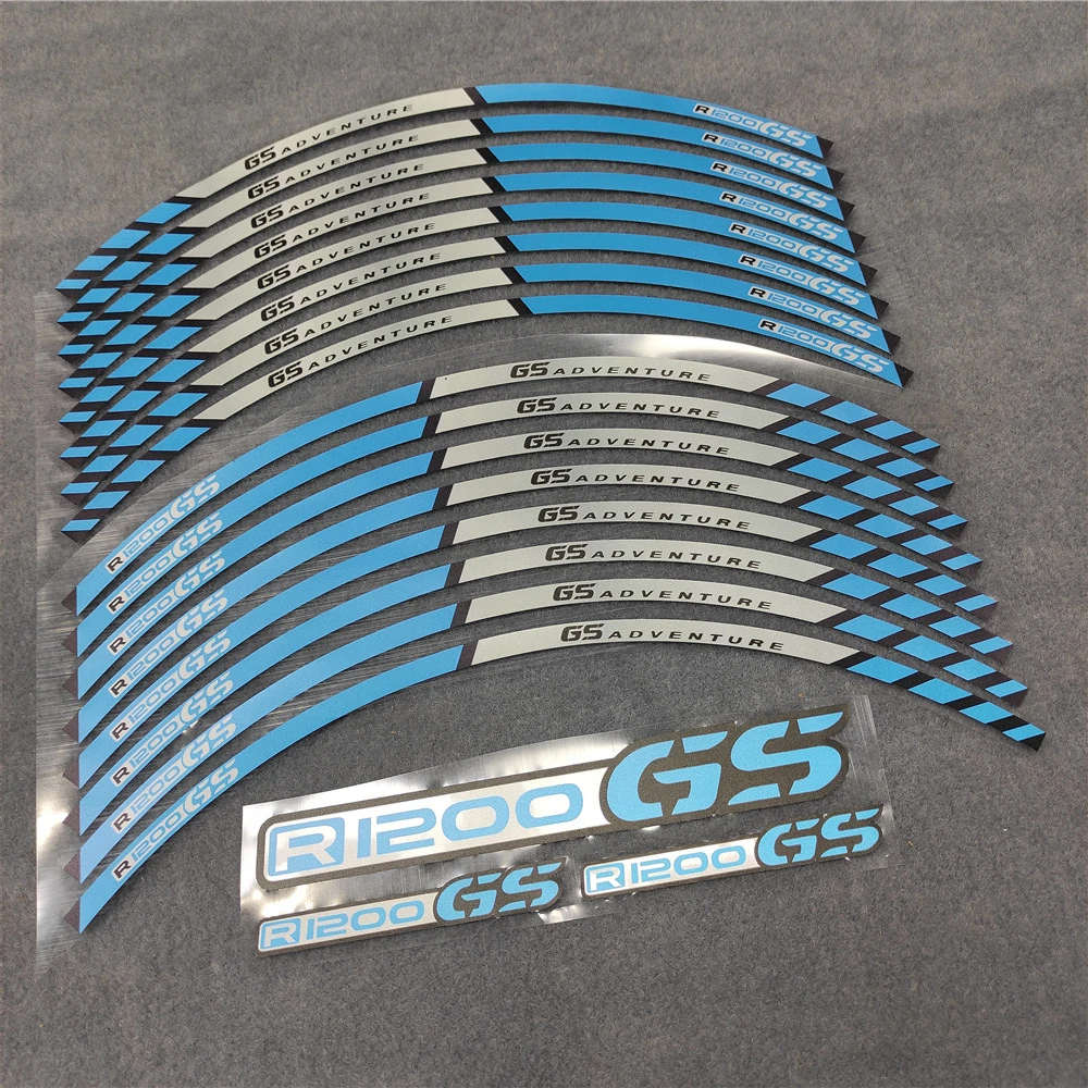 Для BMW R1200GS R1200 GS R 1200 Защитная Наклейка для гонок колесные наклейки 17 дюймовый обод