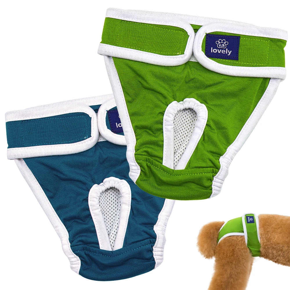 Panties Underwear Physiological-Pants Dog-Shorts Sanitary Washable Soft-Girl Female Pets