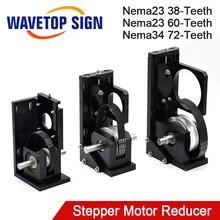 WaveTopSign шаговый двигатель редуктор ось Y Мотор база Nema23 38/60-зубцы Nema34 72-зубцы для лазерной резки и гравировки