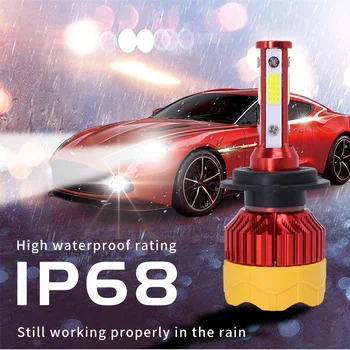 

Mini H7 LED New 4 Side Lumens COB 100W 10000LM Car Light LED Fog light 9004 9007 Bulbs 9005 HB4 9006 H13 9012 LED Lamp Auto 2pcs