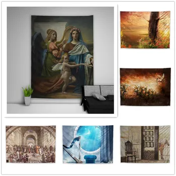 

Mural Painting Tapestry Art Wall Hanging Sofa Table Bed Cover Home Decor Dorm Gift