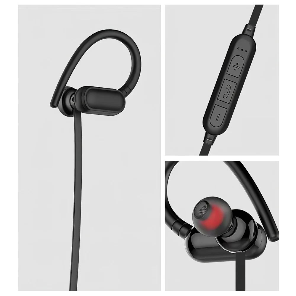 TF Card Wireless Earphone Bluetooth V5 0 Stereo Earloop Headsets Earbuds Sport Music For Huawei Honor V10 iPhone 7 Universal Mic