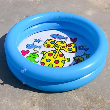 

Play Ball Pool Kids Water Toys Children Inflatable Raft Beach Swimming Pool PVC Cartoon Animal Printing Leak-proof Round Boat