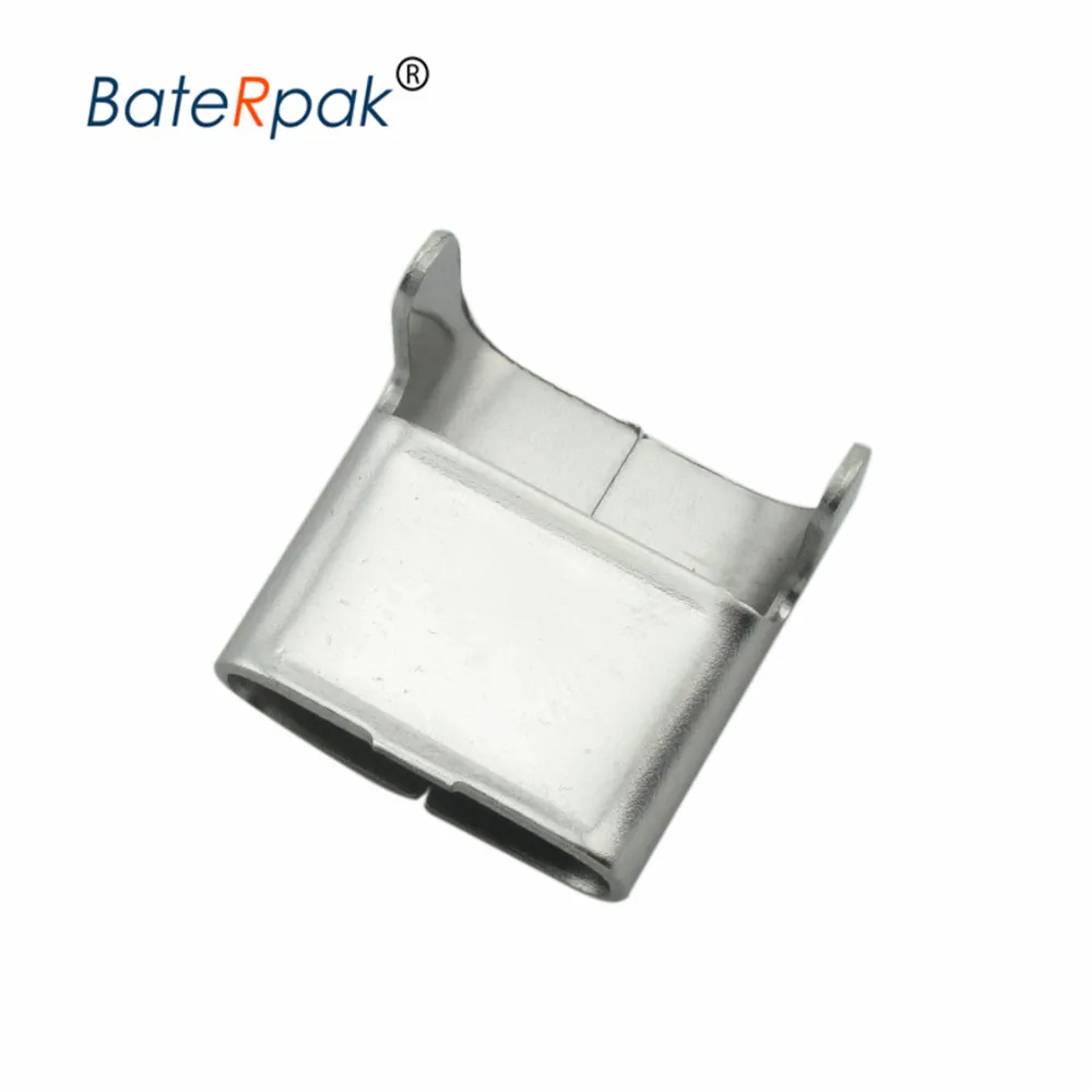 

BateRpak #304 Stainless Steel band buckle,L type CLAMPS for steel binding (tools and straps buy extra) 50/100pcs/box