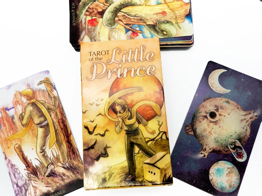 Tarot of the Little карты &quotПринц&quot Deck a 78 Card и учебный буклет гадания чтение любовь Луна