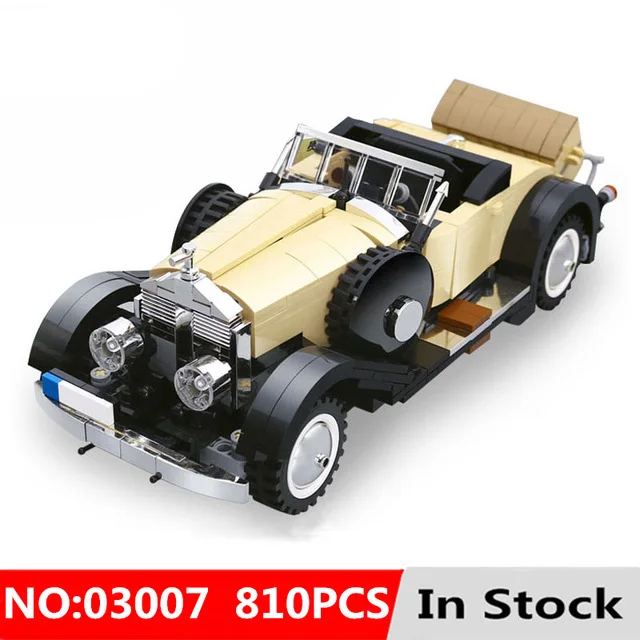 

810pcs Creative Moc Technic Series The Rolls Royce Noble Set Educational Building Blocks Model Gift