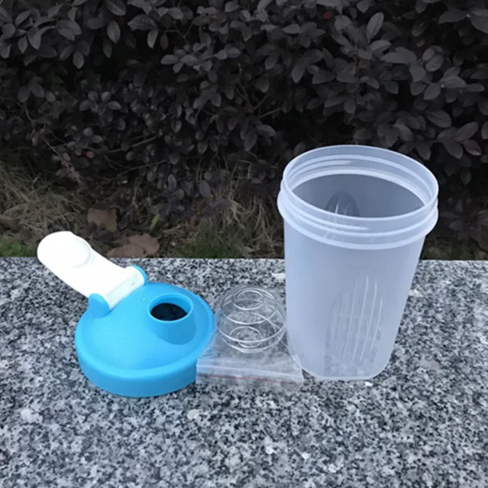 400/600ml протеин смешивание порошка чашки запаянный герметичный шейкер с перемешивающий шарик BB55