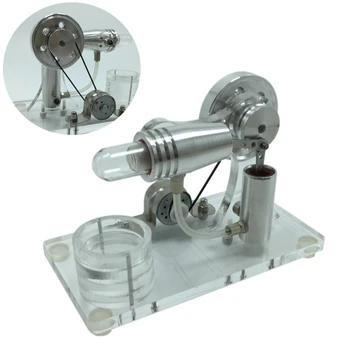 

Hot Air Stirling Engine Model Electric Generator Motor Physics Steam Power Toy DIY Model Toy Gift Craft Ornament
