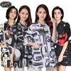 Hairdressing Short Sleeve Profession Overalls Barber Clothes Hot Dyed Hair Stylist Pet Grooming Shop Big Work Costume 1