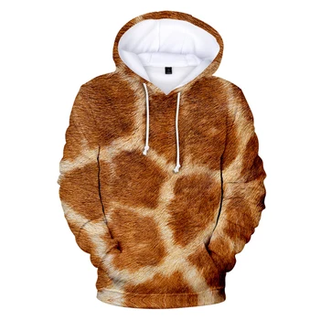 

New 3D Lines Hoodie Men/women Harajuku Hoodies Sexy Leopard Print Coat Casual Nasolabial Fold Clothes Pullovers Animal Full Thin