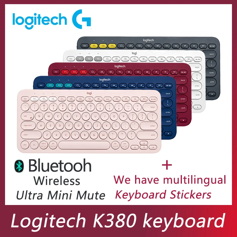 Logitech K380 Multi Device Bluetooth Wireless Keyboard Line Friends Pink Black Multi Colors Windows Macos Android Ios Chrome Os Keyboard Mouse Combos Aliexpress