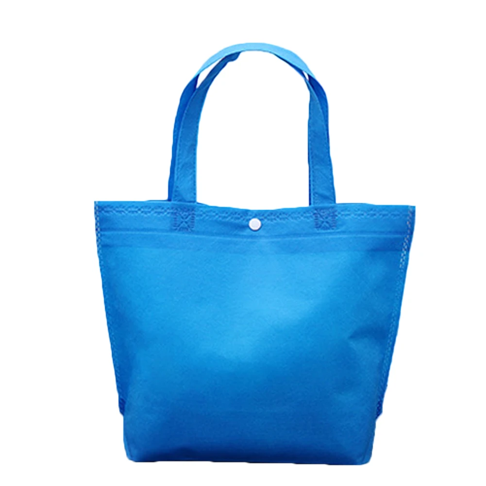 Складные сумки многоразового использования для покупок, сумка-тоут, Женская Повседневная сумка для путешествий, сумка для хранения, сумка для рекламы, сумки высокого качества синего цвета - Цвет: Небесно-голубой