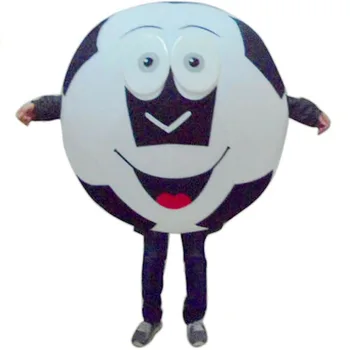 

Advertising Football Soccer Deluxe Club Mascot Costume Adults Fancy Dress Party Apparel Cartoon Character Birthday Clothes Gift