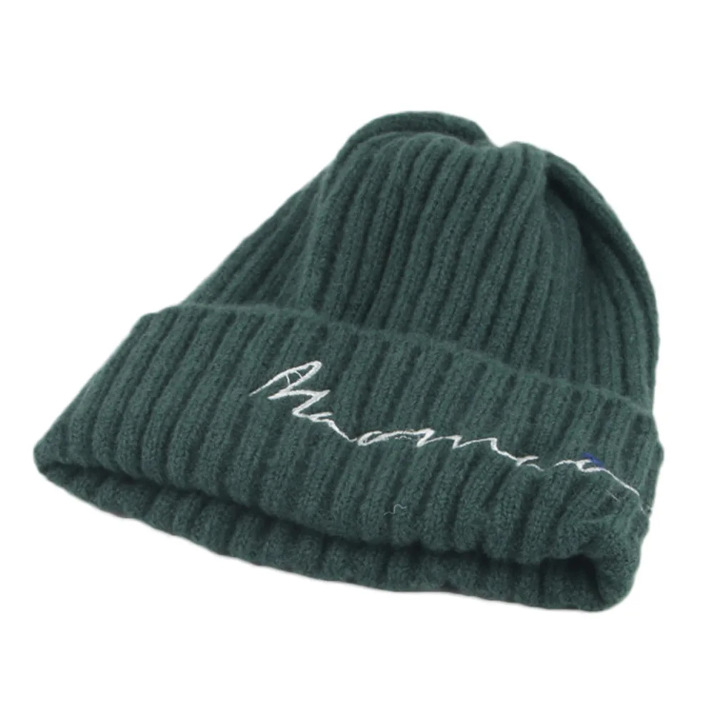 Toddler Kid Girl&Boy Baby Embroidery Winter Crochet Knit Hat Beanie Hairball Cap newborn photography props детские шапки